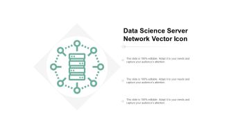 Data Science Server Network Vector Icon Ppt Powerpoint Presentation Model Infographics