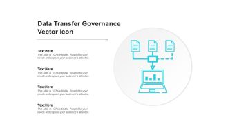Data Transfer Governance Vector Icon Ppt PowerPoint Presentation Infographics Tips
