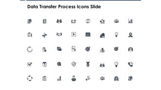 Data Transfer Process Icons Slide Arrows Ppt PowerPoint Presentation Ideas Outline