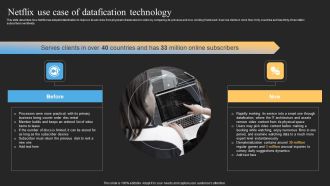 Datafy Netflix Use Case Of Datafication Technology Microsoft PDF