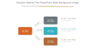 Decision Making Tree Powerpoint Slide Background Image