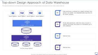 Decision Support System Top Down Design Approach Of Data Warehouse Download PDF