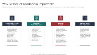 Deliver Efficiency Innovation Why Is Product Leadership Important Brochure PDF