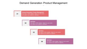 Demand Generation Product Management Ppt PowerPoint Presentation Icon Slide Portrait Cpb
