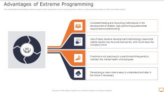 Deploying XP Practices To Enhance Operational Efficiency Advantages Of Extreme Programming Mockup PDF