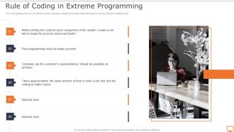 Deploying XP Practices To Enhance Operational Efficiency Rule Of Coding In Extreme Programming Brochure PDF