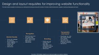 Design And Layout Requisites For Improving Website Functionality Themes PDF