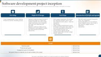 Design Software Playbook Engineers Software Development Project Inception Demonstration PDF