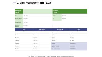 Designing Compensation Systems For Professionals Claim Management Business Template PDF