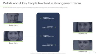Details About Key People Involved In Management Team Ppt Inspiration Infographic Template PDF