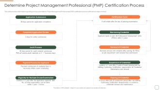 Determine Project Management Professional Pmp Certification Process Structure PDF