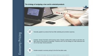 Determine Right Pricing Strategy New Product Economy Pricing Ppt Ideas Background PDF