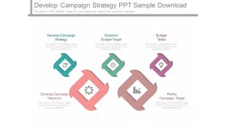 Develop Campaign Strategy Ppt Sample Download