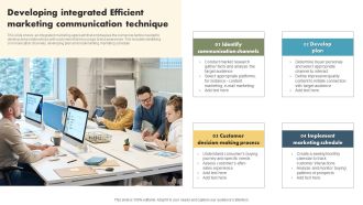 Developing Integrated Efficient Marketing Communication Technique Portrait PDF