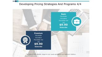 Developing Pricing Strategies And Programs Management Ppt PowerPoint Presentation Professional Graphic Images