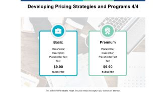 Developing Pricing Strategies And Programs Management Ppt PowerPoint Presentation Show Graphic Images