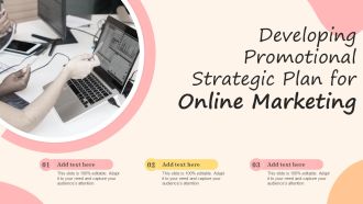 Developing Promotional Strategic Plan For Online Marketing Developing Promotional Strategic Plan Demonstration PDF