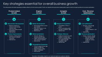 Developing Significant Business Key Strategies Essential For Overall Business Growth Designs PDF