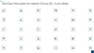 Devops Principles For Hybrid Cloud IT Icons Slide Elements PDF
