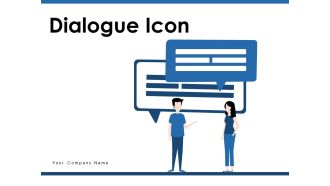 Dialogue Icon Employee Executives Icon Ppt PowerPoint Presentation Complete Deck