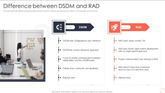 Difference Between DSDM And Rad Dynamic System Development Model Pictures PDF