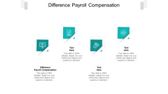 Difference Payroll Compensation Ppt PowerPoint Presentation Model Example Introduction Cpb Pdf