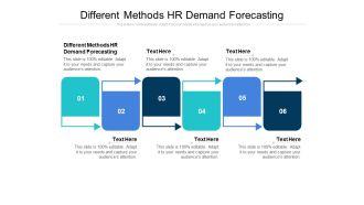 Different Methods HR Demand Forecasting Ppt PowerPoint Presentation Styles Example File Cpb