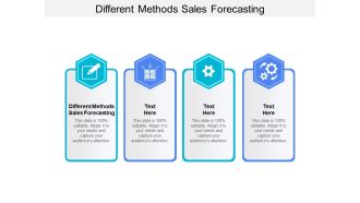 Different Methods Sales Forecasting Ppt PowerPoint Presentation Professional Designs Download Cpb