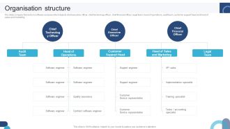 Digital Application Software Development Business Profile Organisation Structure Template PDF