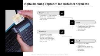 Digital Banking Approach For Customer Segments Infographics PDF