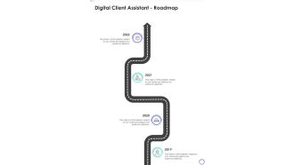 Digital Client Assistant Roadmap One Pager Sample Example Document