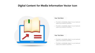 Digital Content For Media Information Vector Icon Ppt PowerPoint Presentation Inspiration Examples PDF