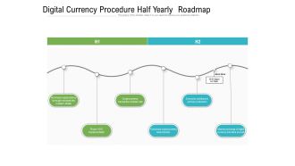 Digital Currency Procedure Half Yearly Roadmap Topics