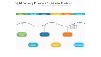 Digital Currency Procedure Six Months Roadmap Graphics