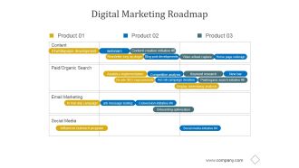 Digital Marketing Roadmap Ppt PowerPoint Presentation Example 2015