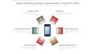 Digital Marketing Strategy Implementation Powerpoint Slide