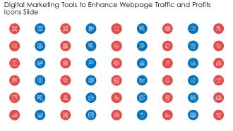 Digital Marketing Tools To Enhance Webpage Traffic And Profits Icons Slide Ppt File Objects PDF