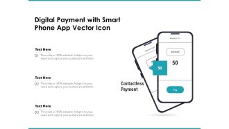 Digital Payment With Smart Phone App Vector Icon Ppt PowerPoint Presentation File Styles PDF