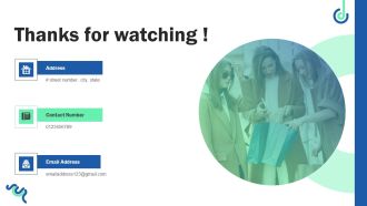 Digital Shopper Marketing Strategy To Capture Customer Interest Thanks For Watching Portrait PDF