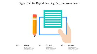 Digital Tab For Digital Learning Purpose Vector Icon Ppt PowerPoint Presentation File Styles PDF