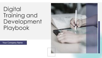 Digital Training And Development Playbook Ppt PowerPoint Presentation Complete Deck With Slides