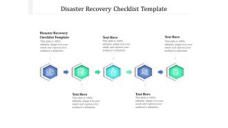 Disaster Recovery Checklist Template Ppt PowerPoint Presentation Outline Inspiration Cpb Pdf