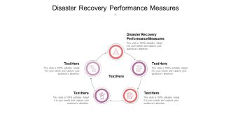 Disaster Recovery Performance Measures Ppt PowerPoint Presentation Infographics Inspiration Cpb