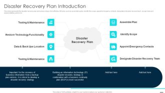 Disaster Recovery Plan Introduction Introduction PDF