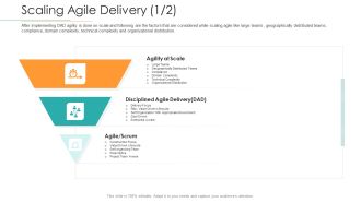 Disciplined Agile Distribution Responsibilities Scaling Agile Delivery Scrum Introduction PDF