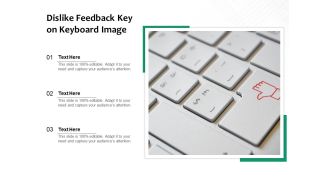 Dislike Feedback Key On Keyboard Image Ppt PowerPoint Presentation Gallery Layouts PDF