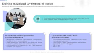 Distance Coaching Playbook Enabling Professional Development Of Teachers Themes PDF Information PDF