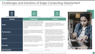 Distributed Computing Challenges And Solutions Of Edge Computing Deployment Designs PDF