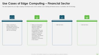 Distributed Computing IT Use Cases Of Edge Computing Financial Sector Designs PDF