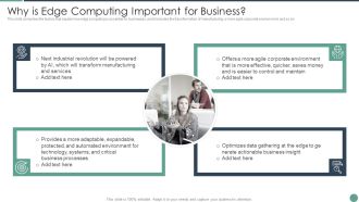 Distributed Computing Why Is Edge Computing Important For Business Introduction PDF